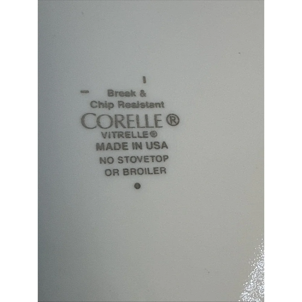 Vintage Set of 6 Corning Ware Corelle Country Cottage Dinner Plates 10.25'' EVC